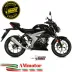 Scarico Completo Mivv Suzuki Gsx-S 125 Moto Terminale Delta Race Inox