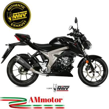 Scarico Completo Mivv Suzuki Gsx-S 125 Moto Terminale Delta Race Black