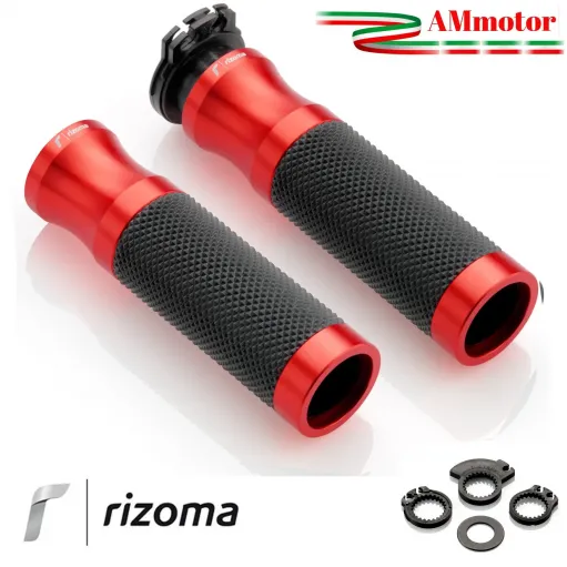 Manopole rizoma Honda Cb 1000 R Moto Vari Colori Sport Coppia Alluminio Gomma