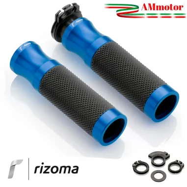 Manopole rizoma Honda Hornet 600 Moto Vari Colori Sport Coppia Alluminio Gomma