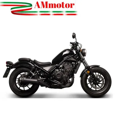 Terminale Di Scarico Termignoni Honda Rebel Marmitta Acciaio Nero Moto Omologato