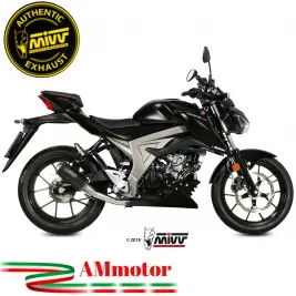 Scarico Completo Mivv Suzuki Gsx-S 125 Moto Terminale Mk3 Carbonio