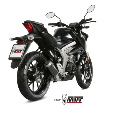 Scarico Completo Mivv Suzuki Gsx-S 125 Moto Terminale Mk3 Carbonio