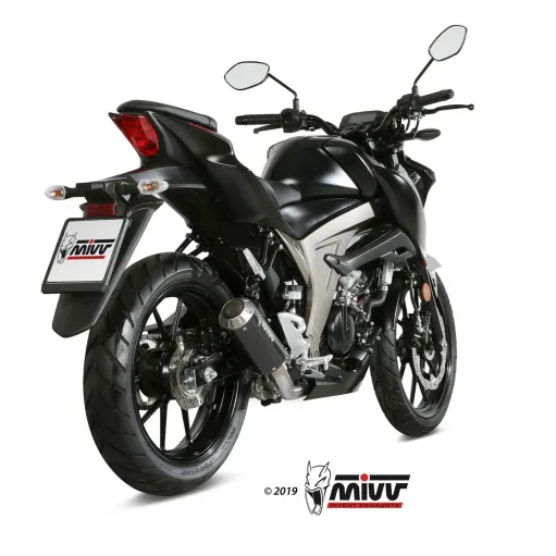 Scarico Completo Mivv Suzuki Gsx-S 125 Moto Terminale Mk3 Carbonio