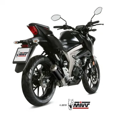 Scarico Completo Mivv Suzuki Gsx-S 125 Moto Terminale Mk3 Black
