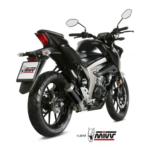 Scarico Completo Mivv Suzuki Gsx-S 125 Moto Terminale Mk3 Black