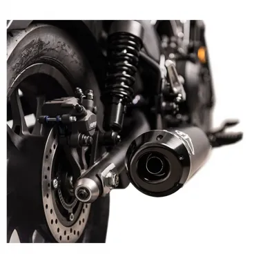 Terminale Di Scarico Termignoni Honda Rebel Marmitta Acciaio Nero Moto Omologato