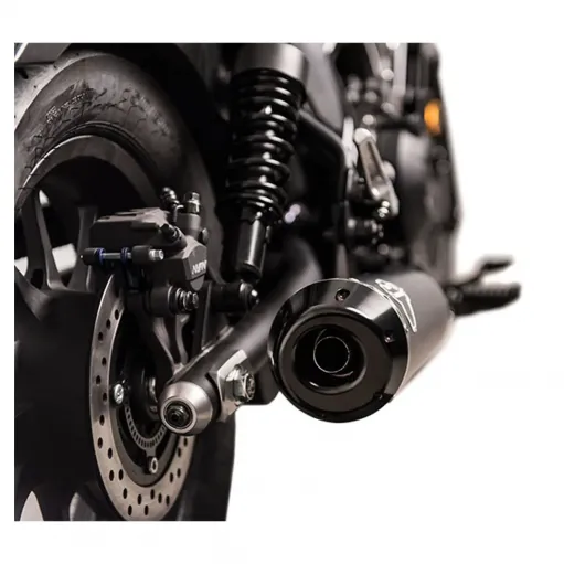 Terminale Di Scarico Termignoni Honda Rebel Marmitta Acciaio Nero Moto Omologato