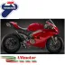 Impianto Di Scarico Completo Racing Termignoni 4 Uscite Ducati Panigale V4 Moto Titanio