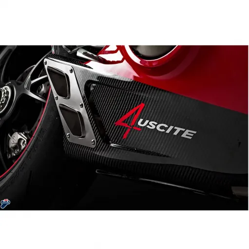 Impianto Di Scarico Completo Racing Termignoni 4 Uscite Ducati Panigale V4 Moto Titanio