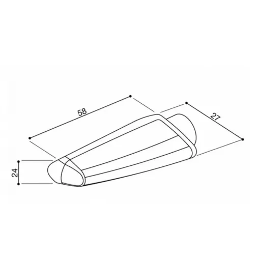 Freccia Rizoma Action Led Omologata Per Moto Indicatore Direzione