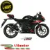 Scarico Completo Mivv Suzuki Gsx-R 125 Moto Terminale Gp Pro Black