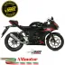 Scarico Completo Mivv Suzuki Gsx-R 125 Moto Terminale Delta Race Inox