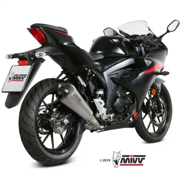 Scarico Completo Mivv Suzuki Gsx-R 125 Moto Terminale Delta Race Inox