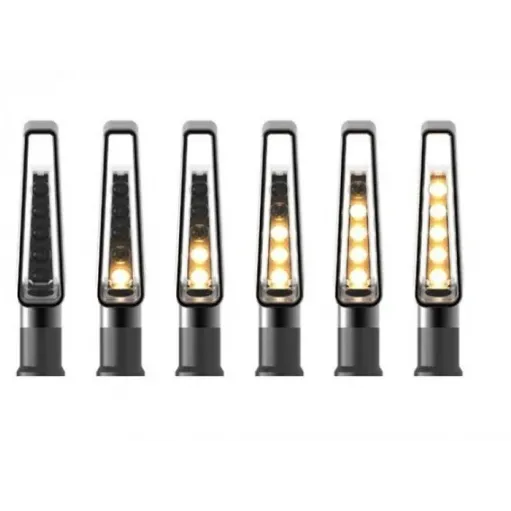 Freccia Rizoma Visione Led Sequenziale Omologata Per Moto Indicatore Direzione