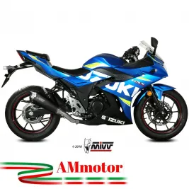 Mivv Suzuki Gsx 250 R Terminale Di Scarico Moto Marmitta Delta Race Black Omologato