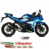 Mivv Suzuki Gsx 250 R Terminale Di Scarico Moto Marmitta Delta Race Black Omologato