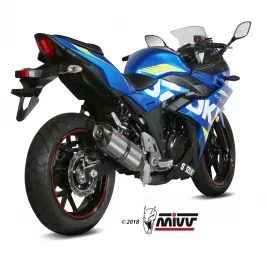 Mivv Suzuki Gsx 250 R Terminale Di Scarico Moto Marmitta Suono Inox Omologato 2
