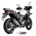 Mivv Suzuki Dl V-Strom 650 Terminale Di Scarico Moto Marmitta Oval Titanio Carbon Cap