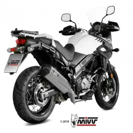 Mivv Suzuki Dl V-Strom 650 Terminale Di Scarico Moto Marmitta Speed Edge Inox 2