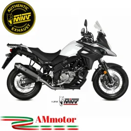 Mivv Suzuki Dl V-Strom 650 Terminale Di Scarico Moto Marmitta Speed Edge Black