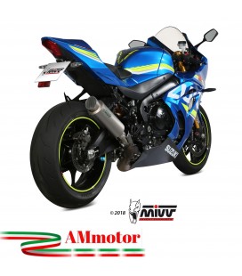 Mivv Suzuki Gsx-R 1000 Terminale Di Scarico Moto Marmitta Gp Pro Titanio Omologato