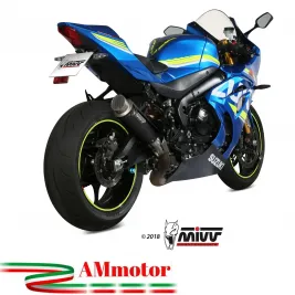 Mivv Suzuki Gsx-R 1000 Terminale Di Scarico Moto Marmitta Gp Pro Black Omologato