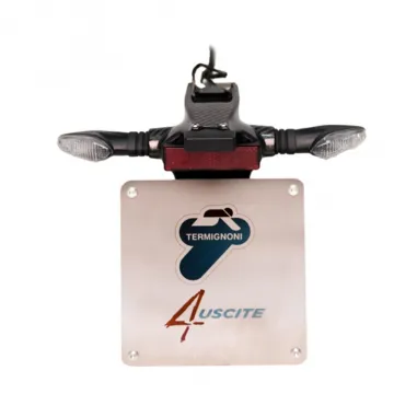 Portatarga Termignoni Per Impianto Completo 4 Uscite Ducati Panigale V4 Titanio Carbonio