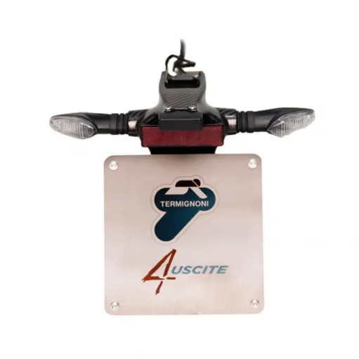 Portatarga Termignoni Per Impianto Completo 4 Uscite Ducati Panigale V4 Titanio Carbonio