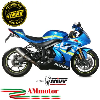 Mivv Suzuki Gsx-R 1000 Terminale Di Scarico Moto Marmitta Mk3 Inox
