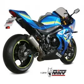 Mivv Suzuki Gsx-R 1000 Terminale Di Scarico Moto Marmitta Mk3 Inox 2
