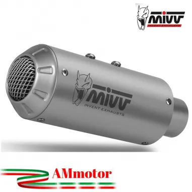Mivv Suzuki Gsx-R 1000 Terminale Di Scarico Moto Marmitta Mk3 Inox