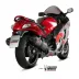 Mivv Suzuki Gsx-R 1300 Hayabusa Terminali Di Scarico Moto Marmitte Oval Titanio Carbon Cap Omologato