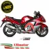Mivv Suzuki Gsx-R 1300 Hayabusa Terminali Di Scarico Moto Marmitte Speed Edge Inox Omologato