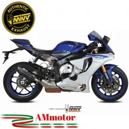 Mivv Yamaha Yzf 1000 R1 Terminale Di Scarico Moto Marmitta Suono Black Omologato