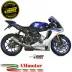 Mivv Yamaha Yzf 1000 R1 Terminale Di Scarico Moto Marmitta Mk3 Inox Omologato