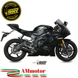 Mivv Yamaha Yzf 600 R6 Terminale Di Scarico Moto Marmitta Suono Black Omologato