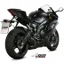 Mivv Yamaha Yzf 600 R6 Terminale Di Scarico Moto Marmitta Suono Black Omologato