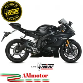 Mivv Yamaha Yzf 600 R6 Terminale Di Scarico Moto Marmitta Mk3 Carbonio Omologato