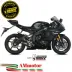 Mivv Yamaha Yzf 600 R6 Terminale Di Scarico Moto Marmitta Mk3 Carbonio Omologato