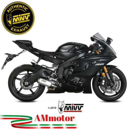 Mivv Yamaha Yzf 600 R6 Terminale Di Scarico Moto Marmitta Mk3 Inox Omologato