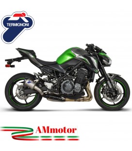 Termignoni Kawasaki Z 900 2017 - 2019 Terminale Di Scarico Moto Marmitta Relevance Titanio