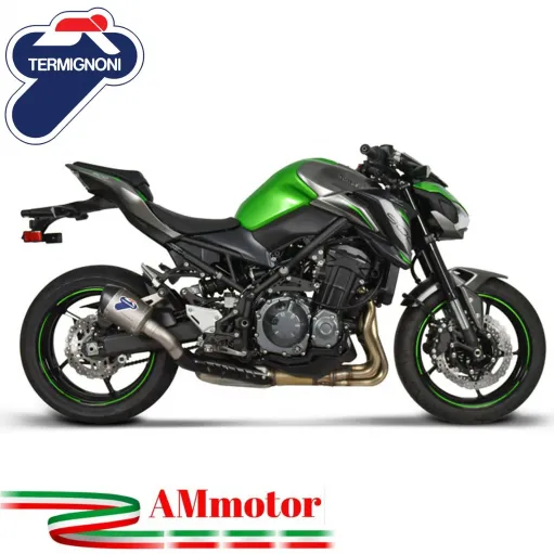Termignoni Kawasaki Z 900 2017 - 2019 Terminale Di Scarico Moto Marmitta Relevance Titanio