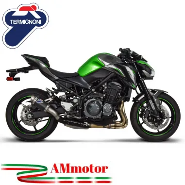 Termignoni Kawasaki Z 900 2017 - 2019 Terminale Di Scarico Moto Marmitta Gp Carbonio