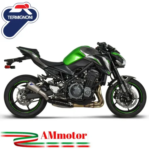 Termignoni Kawasaki Z 900 2017 - 2019 Terminale Di Scarico Moto Marmitta Gp2R-RHT Titanio