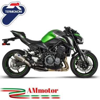 Termignoni Kawasaki Z 900 2017 - 2019 Terminale Di Scarico Moto Marmitta Relevance Conico Titanio