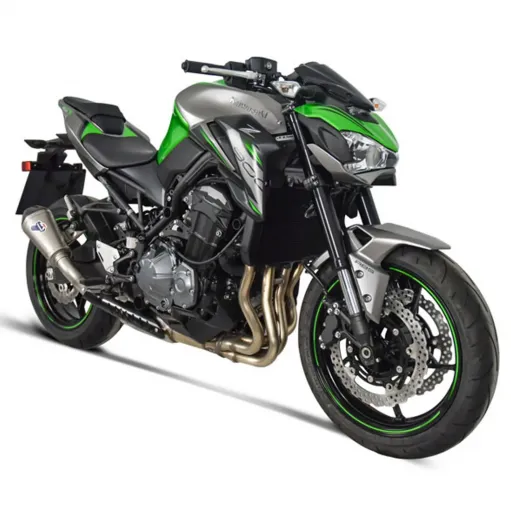 Termignoni Kawasaki Z 900 2017 - 2019 Terminale Di Scarico Moto Marmitta Relevance Conico Titanio