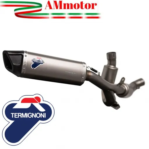 Impianto Di Scarico Completo Racing Termignoni Ducati Multistrada 950 Marmitta Force Acciaio Titanio