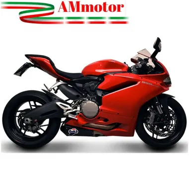 Terminali Di Scarico Racing E Adattatore D155Y2 Termignoni Ducati Panigale 959 Silenziatori Titanio Cunb