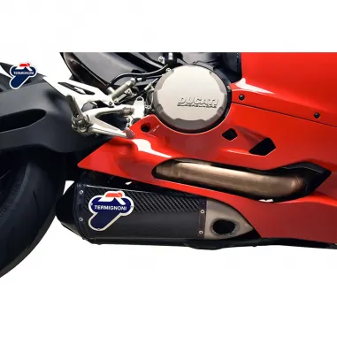 Terminali Di Scarico Racing E Adattatore D155Y2 Termignoni Ducati Panigale 959 Silenziatori Titanio Cunb